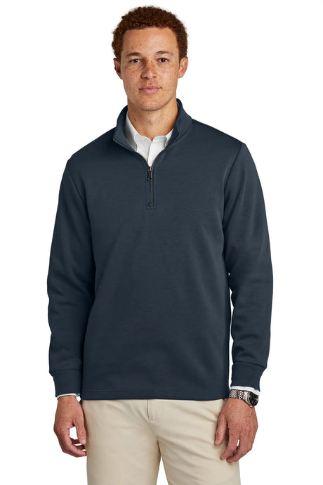 Brooks Brothers® Double-Knit 1/4-Zip BB18206 Night Navy