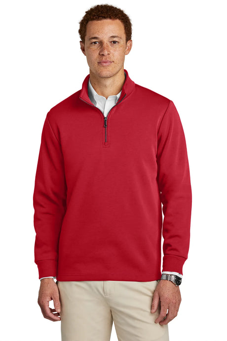 Brooks Brothers® Double-Knit 1/4-Zip BB18206 Rich Red
