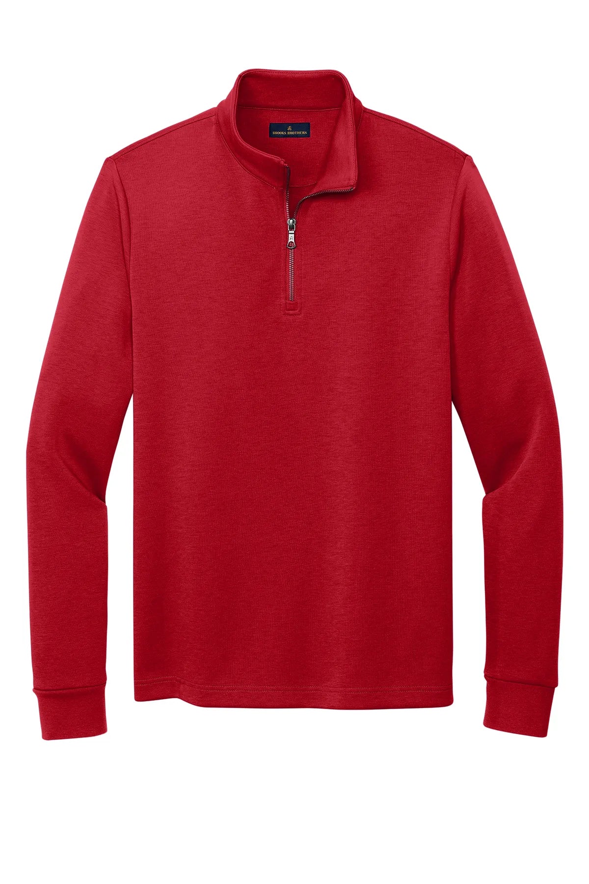Brooks Brothers® Double-Knit 1/4-Zip BB18206 Rich Red_3