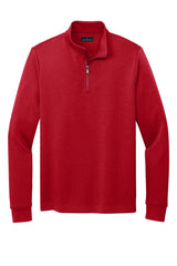 Brooks Brothers® Double-Knit 1/4-Zip BB18206 Rich Red_3