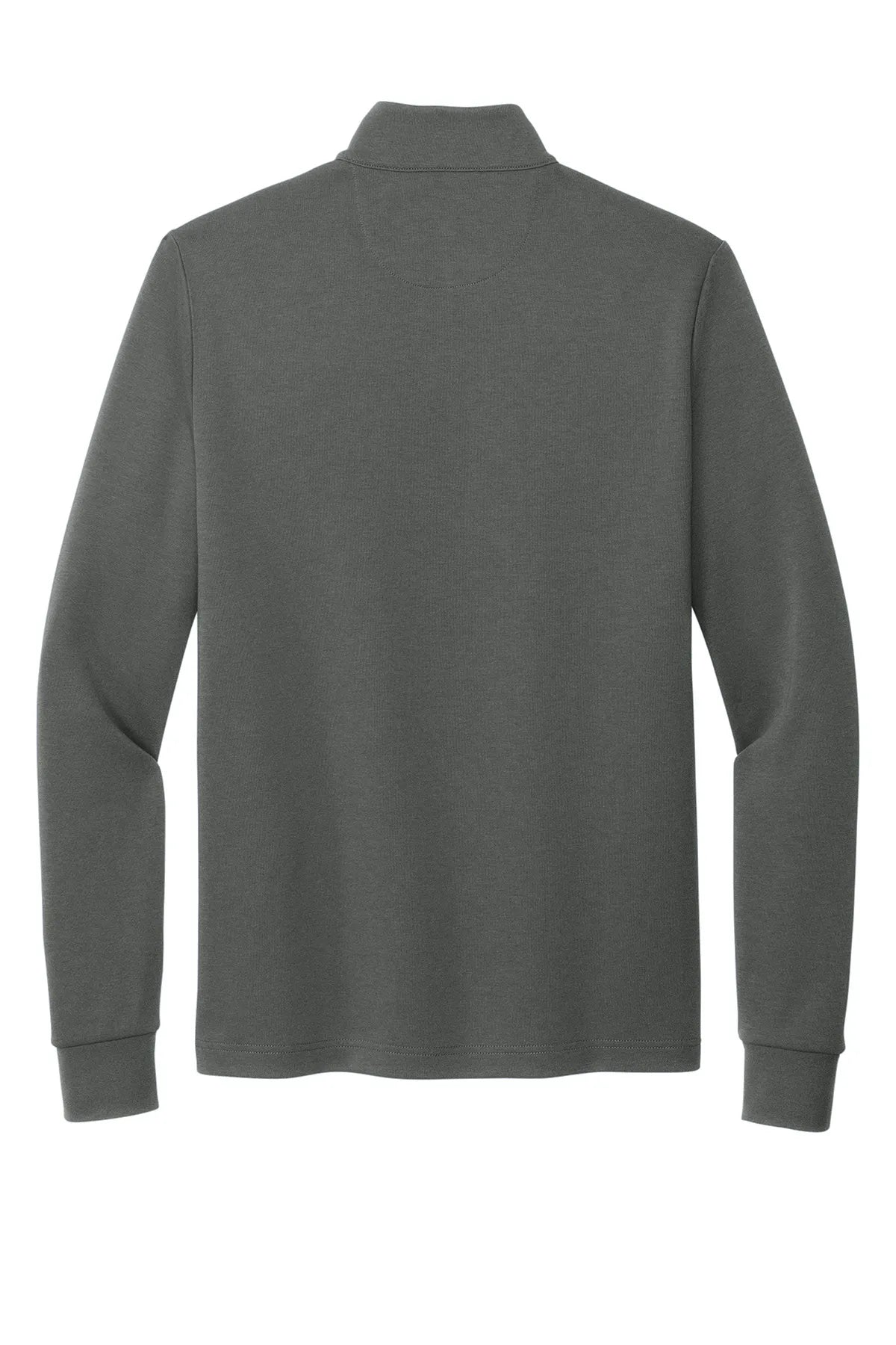 Brooks Brothers® Double-Knit 1/4-Zip BB18206 Windsor Grey_4