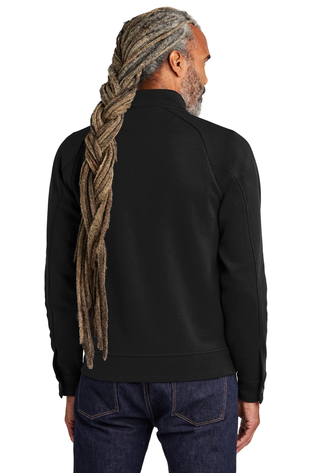Brooks Brothers® Double-Knit Full-Zip BB18210 Deep Black_1