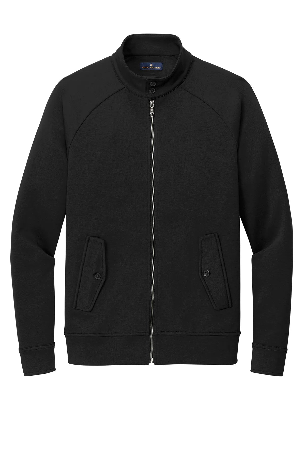Brooks Brothers® Double-Knit Full-Zip BB18210 Deep Black_3
