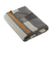 Brooks Brothers ®  Heritage Blanket BB19000 Shadow Grey/ Marshmallow/ Tan