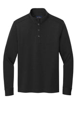 Brooks Brothers® Mid-Layer Stretch 1/2-Button BB18202 Black Heather_3