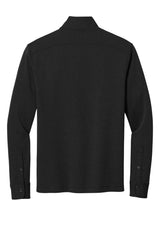 Brooks Brothers® Mid-Layer Stretch 1/2-Button BB18202 Black Heather_4