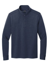 Brooks Brothers® Mid-Layer Stretch 1/2-Button BB18202 Navy Blazer Heather_3