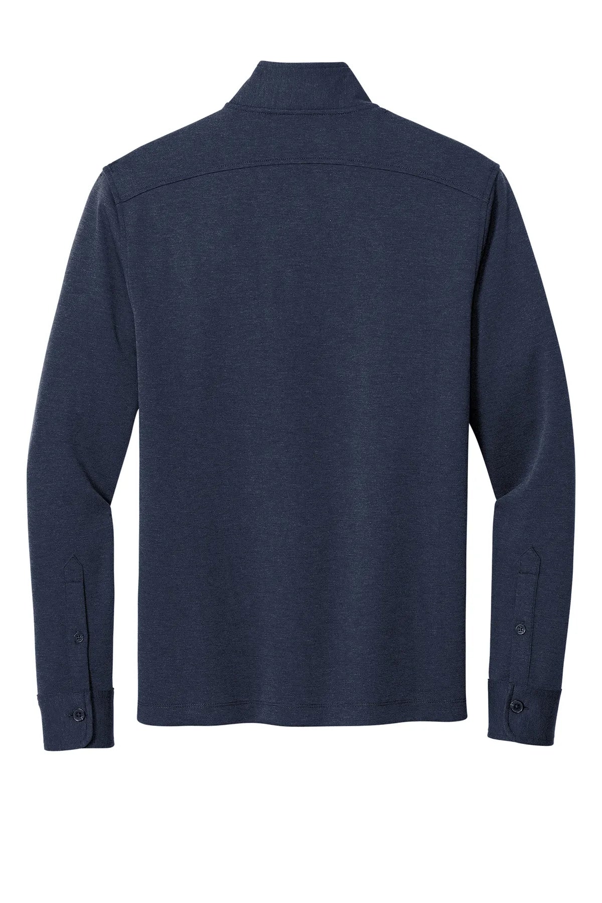 Brooks Brothers® Mid-Layer Stretch 1/2-Button BB18202 Navy Blazer Heather_4