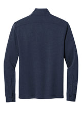 Brooks Brothers® Mid-Layer Stretch 1/2-Button BB18202 Navy Blazer Heather_4