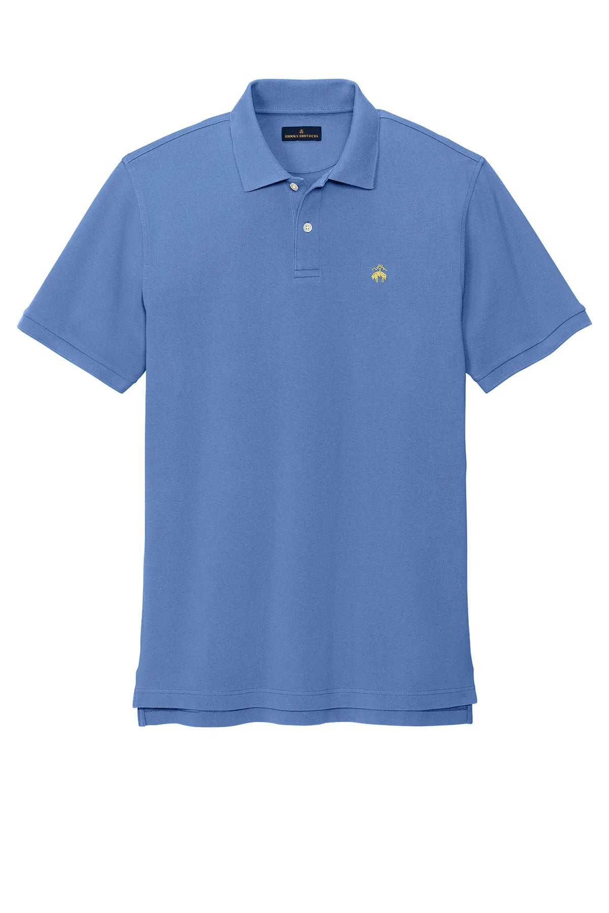 Brooks Brothers® Pima Cotton Pique Polo BB18200 Charter Blue_3
