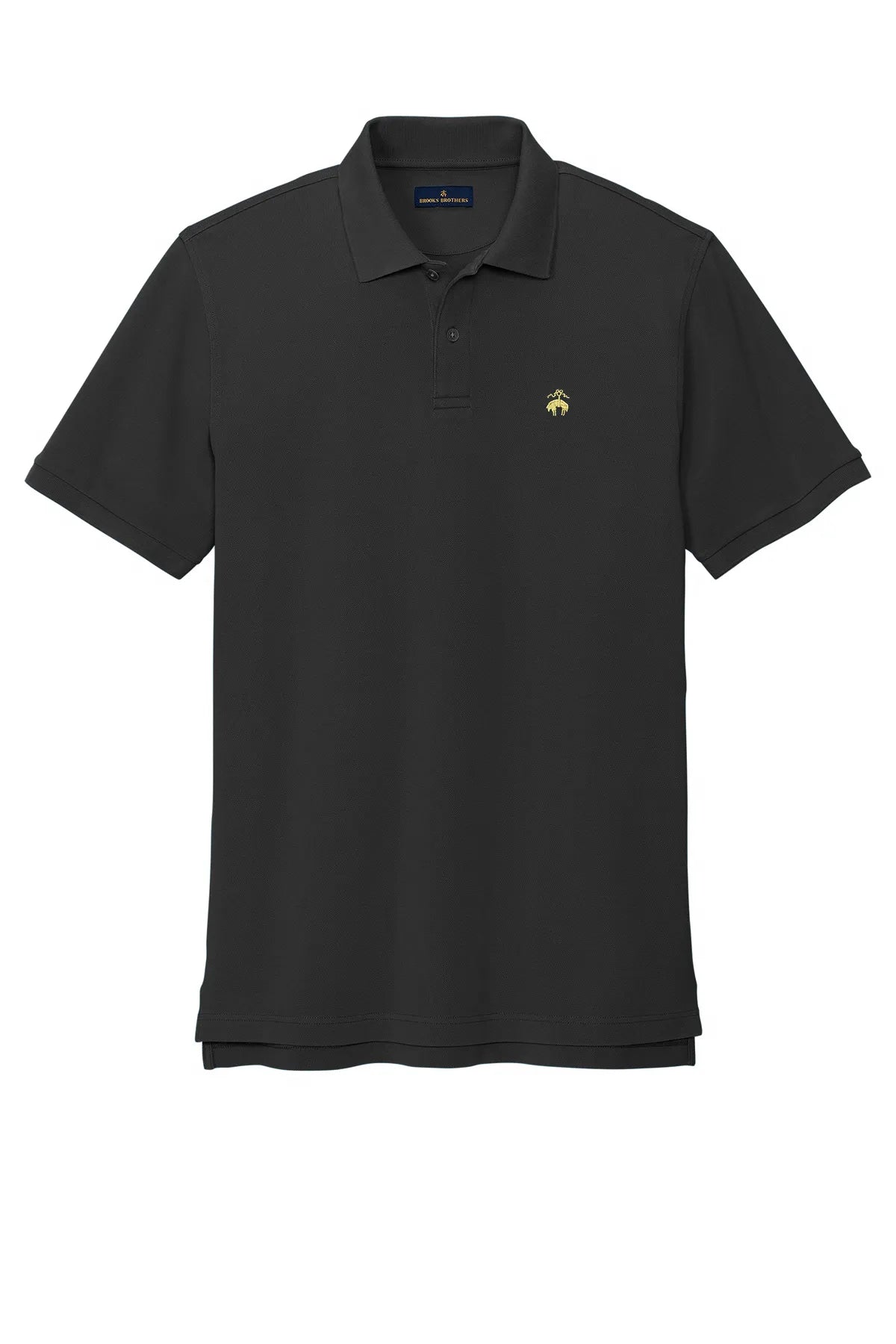 Brooks Brothers® Pima Cotton Pique Polo BB18200 Deep Black_3