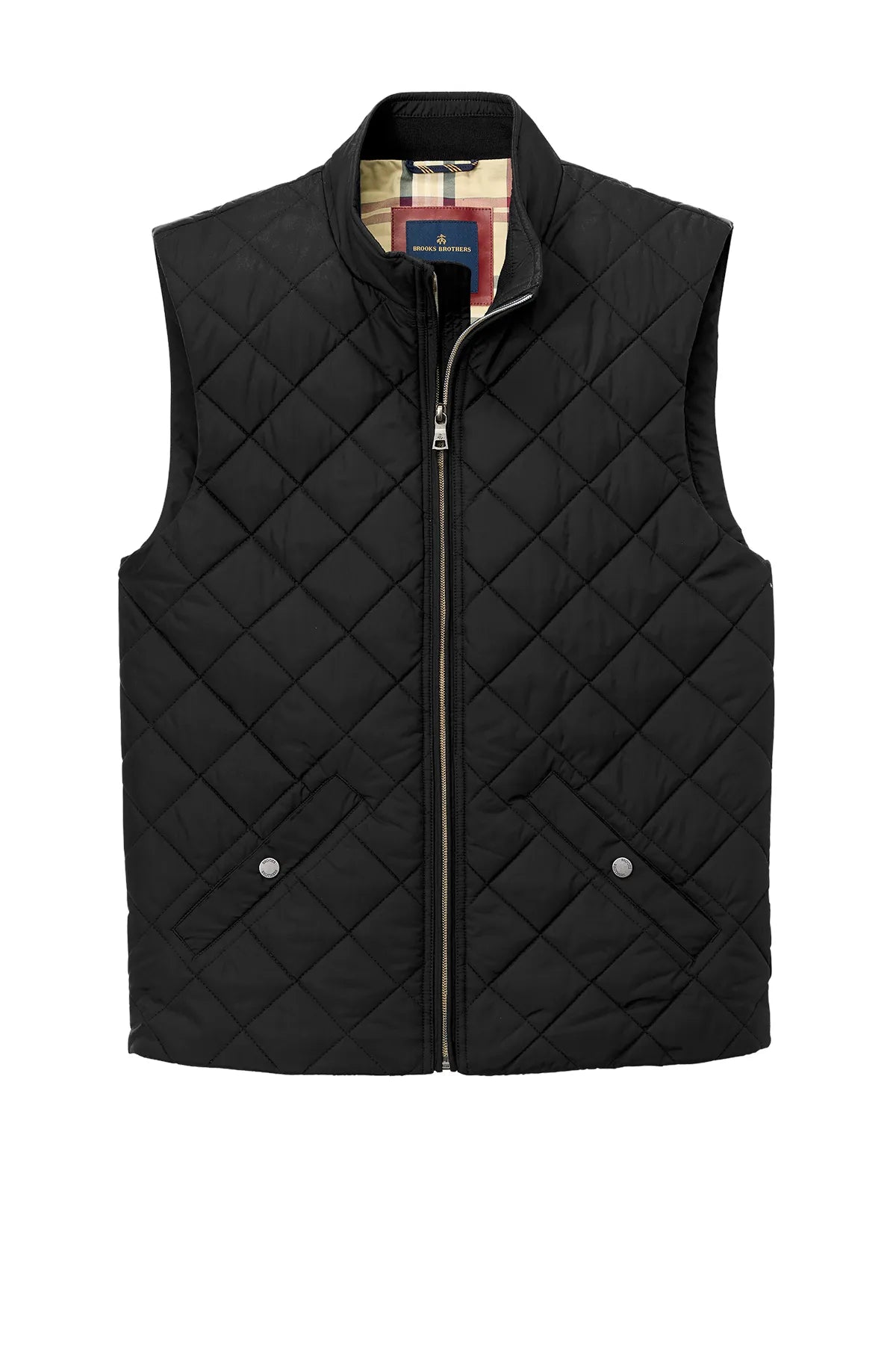 Brooks Brothers® Quilted Vest BB18602 Deep Black_3