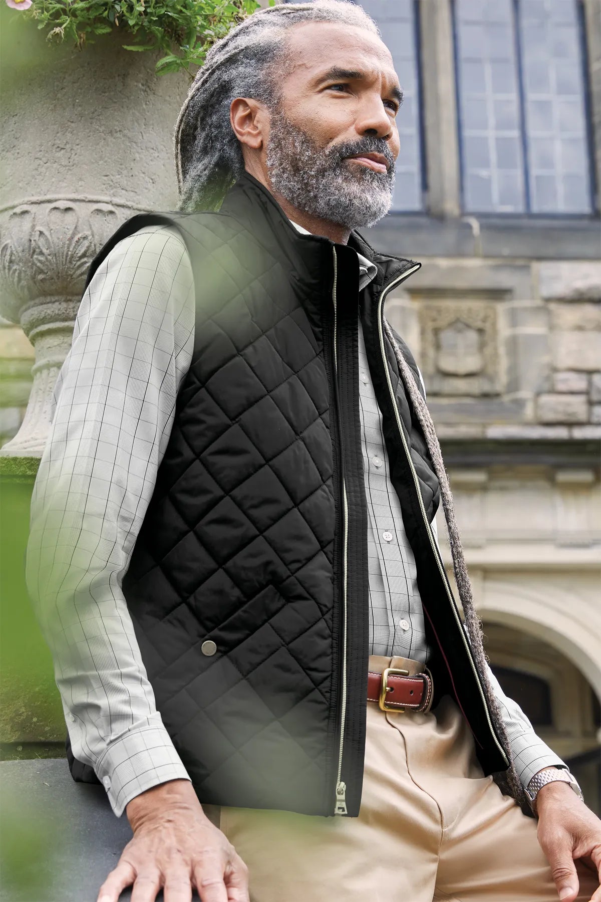 Brooks Brothers® Quilted Vest BB18602 Deep Black_5