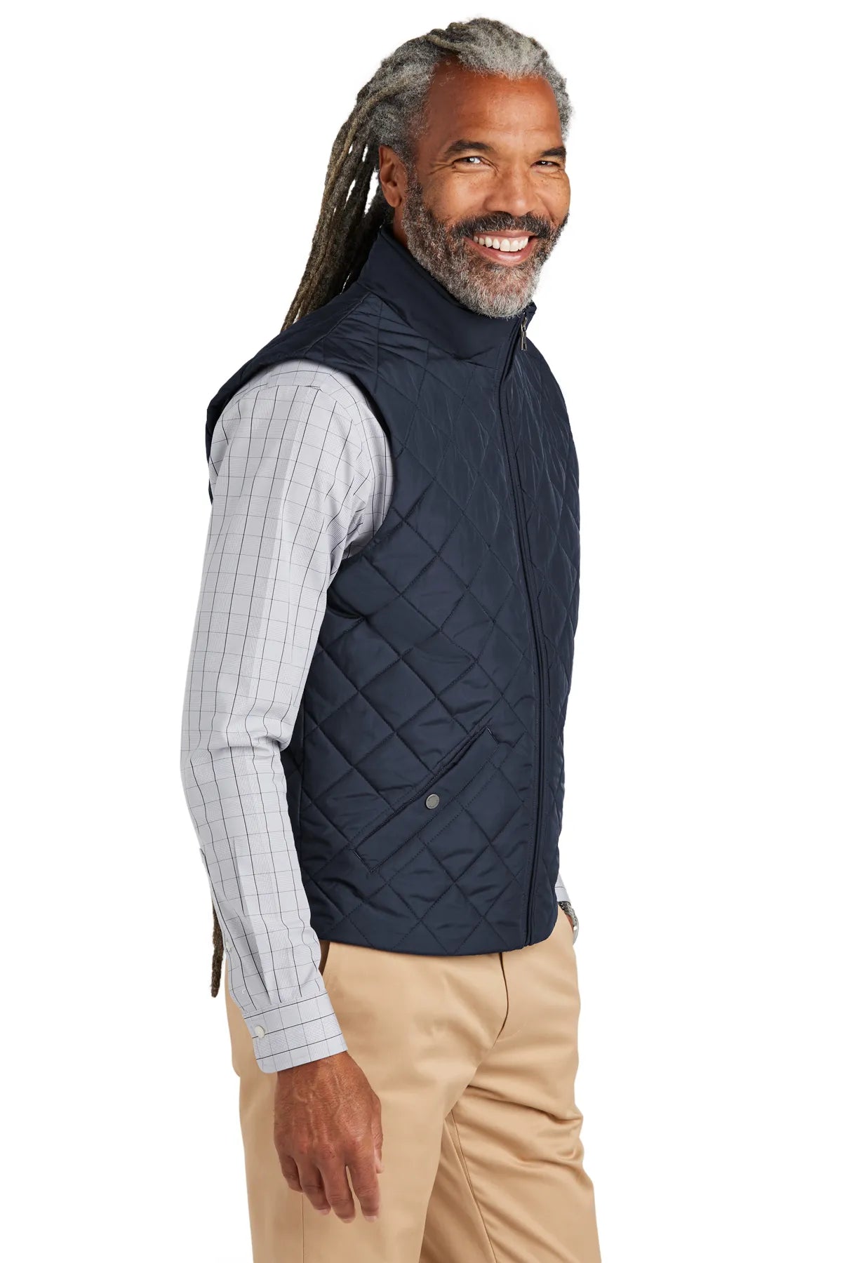 Brooks Brothers® Quilted Vest BB18602 Night Navy_2