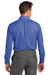 Brooks Brothers ®  Tall Wrinkle-Free Stretch Nailhead Shirt TBB18002 Cobalt Blue_1