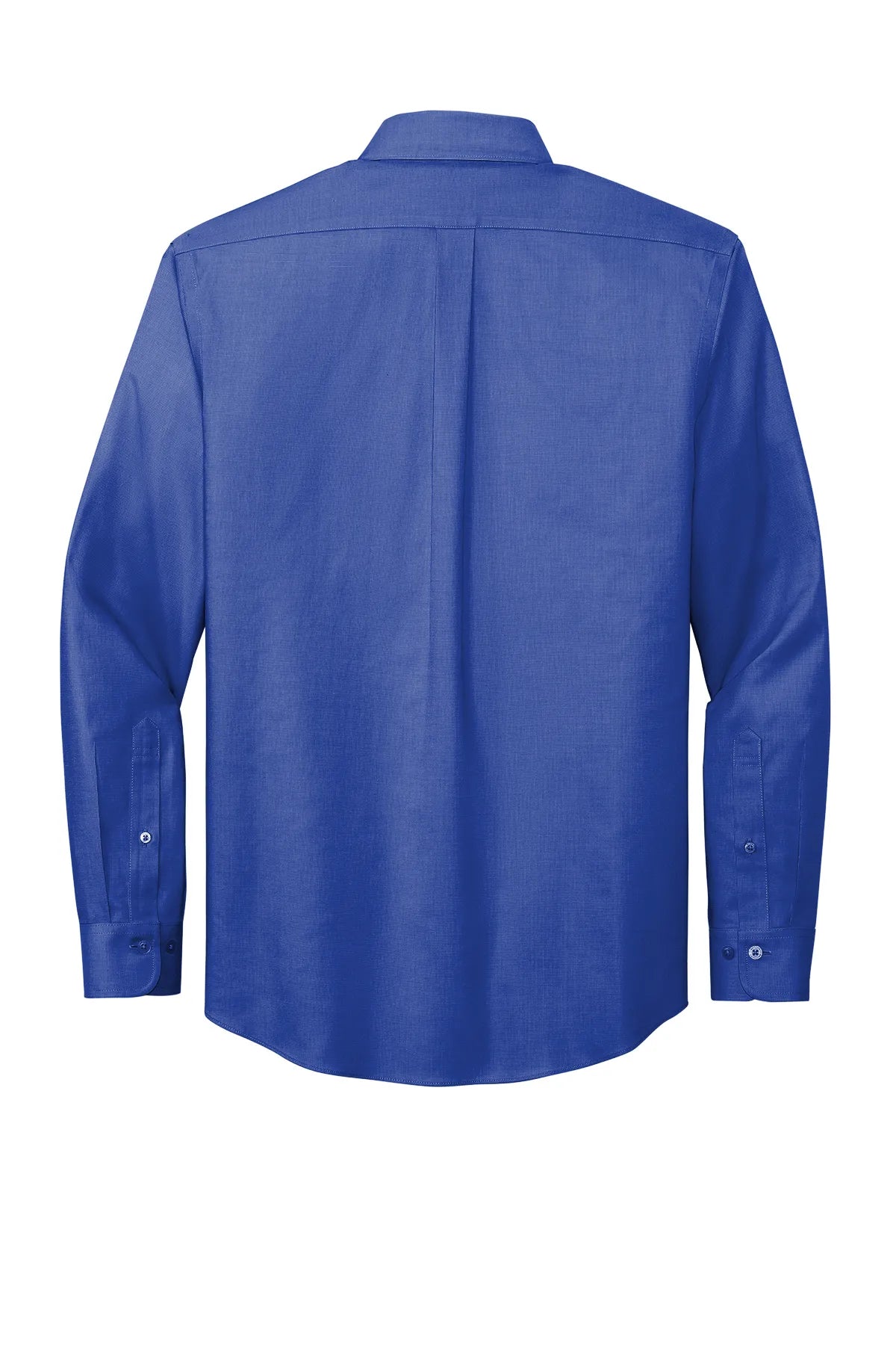 Brooks Brothers ®  Tall Wrinkle-Free Stretch Nailhead Shirt TBB18002 Cobalt Blue_4
