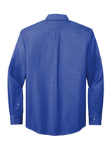 Brooks Brothers ®  Tall Wrinkle-Free Stretch Nailhead Shirt TBB18002 Cobalt Blue_4