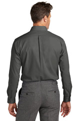 Brooks Brothers ®  Tall Wrinkle-Free Stretch Nailhead Shirt TBB18002 Deep Black_1