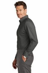 Brooks Brothers ®  Tall Wrinkle-Free Stretch Nailhead Shirt TBB18002 Deep Black_2