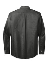 Brooks Brothers ®  Tall Wrinkle-Free Stretch Nailhead Shirt TBB18002 Deep Black_4