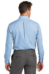 Brooks Brothers ®  Tall Wrinkle-Free Stretch Nailhead Shirt TBB18002 Newport Blue_1