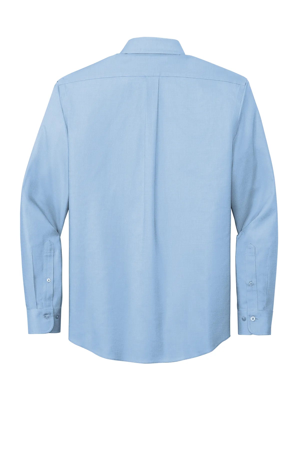 Brooks Brothers ®  Tall Wrinkle-Free Stretch Nailhead Shirt TBB18002 Newport Blue_4