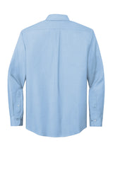 Brooks Brothers ®  Tall Wrinkle-Free Stretch Nailhead Shirt TBB18002 Newport Blue_4