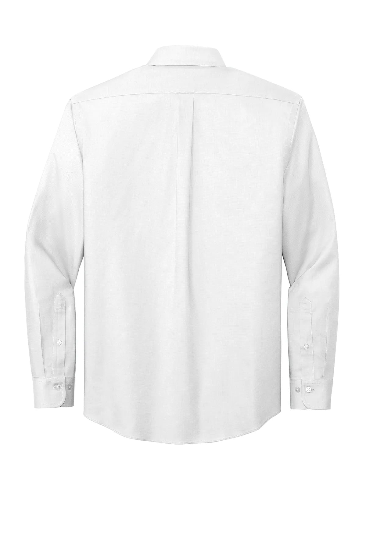Brooks Brothers ®  Tall Wrinkle-Free Stretch Nailhead Shirt TBB18002 White_4