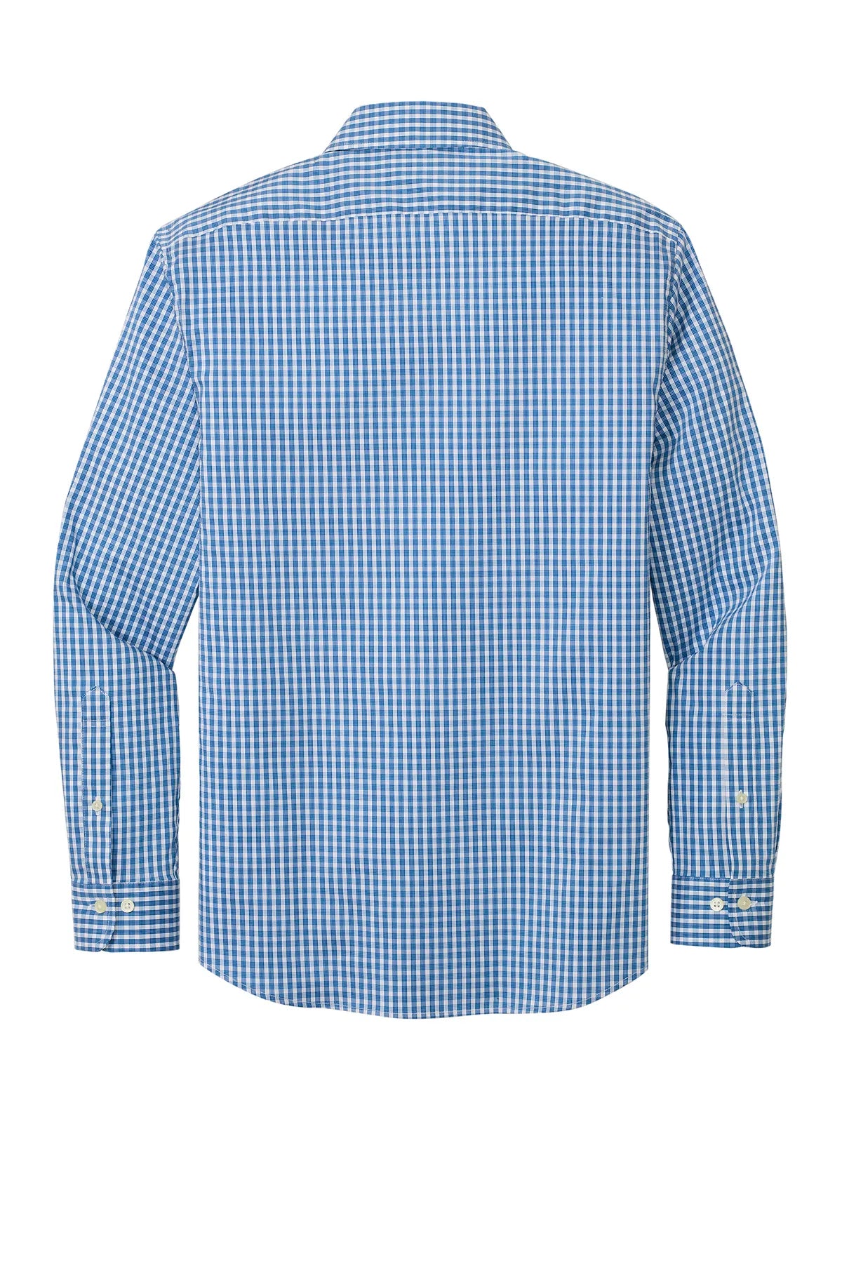Brooks Brothers® Tech Stretch Patterned Shirt BB18006 Charter Blue Check_4