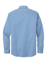 Brooks Brothers® Tech Stretch Patterned Shirt BB18006 Charter Blue Check_4