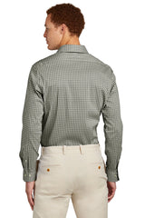 Brooks Brothers® Tech Stretch Patterned Shirt BB18006 Deep Black Check_1