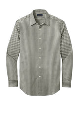 Brooks Brothers® Tech Stretch Patterned Shirt BB18006 Deep Black Check_3