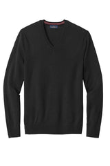 Brooks Brothers® Washable Merino V-Neck Sweater BB18410 Deep Black_3