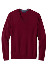Brooks Brothers® Washable Merino V-Neck Sweater BB18410 Vintage Port_3