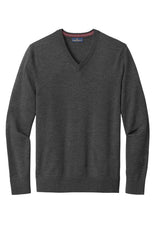 Brooks Brothers® Washable Merino V-Neck Sweater BB18410 Windsor Grey Heather_3
