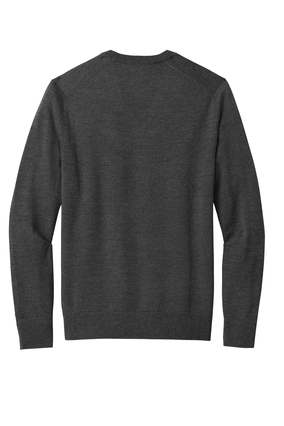 Brooks Brothers® Washable Merino V-Neck Sweater BB18410 Windsor Grey Heather_4