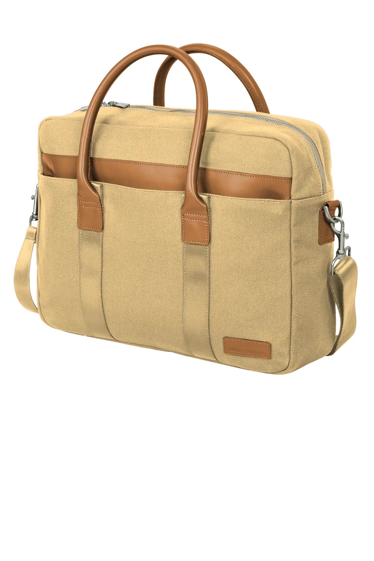 Brooks Brothers® Wells Briefcase BB18830 Ledger Khaki_1