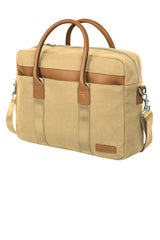 Brooks Brothers® Wells Briefcase BB18830 Ledger Khaki_1