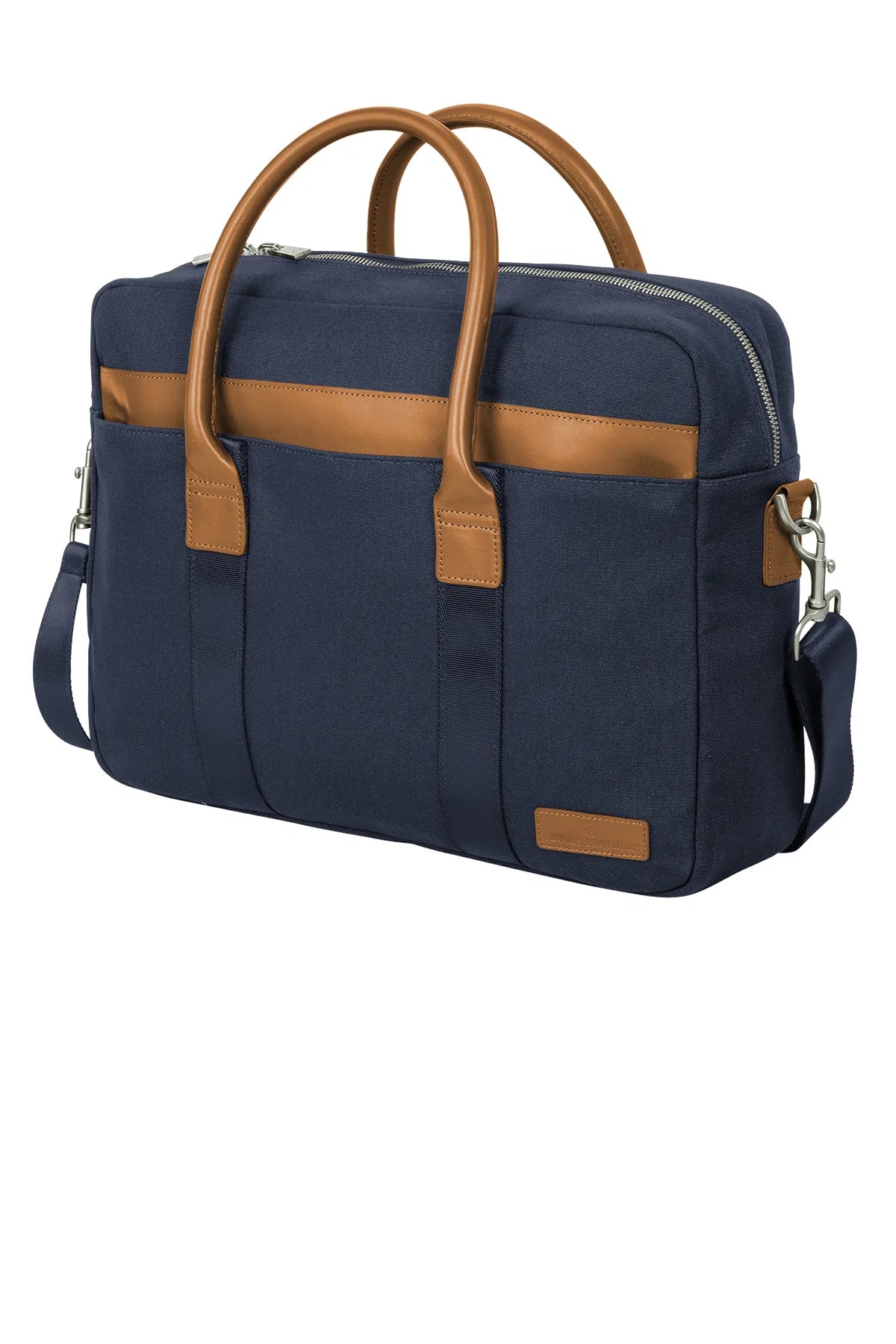 Brooks Brothers® Wells Briefcase BB18830 Navy Blazer_1