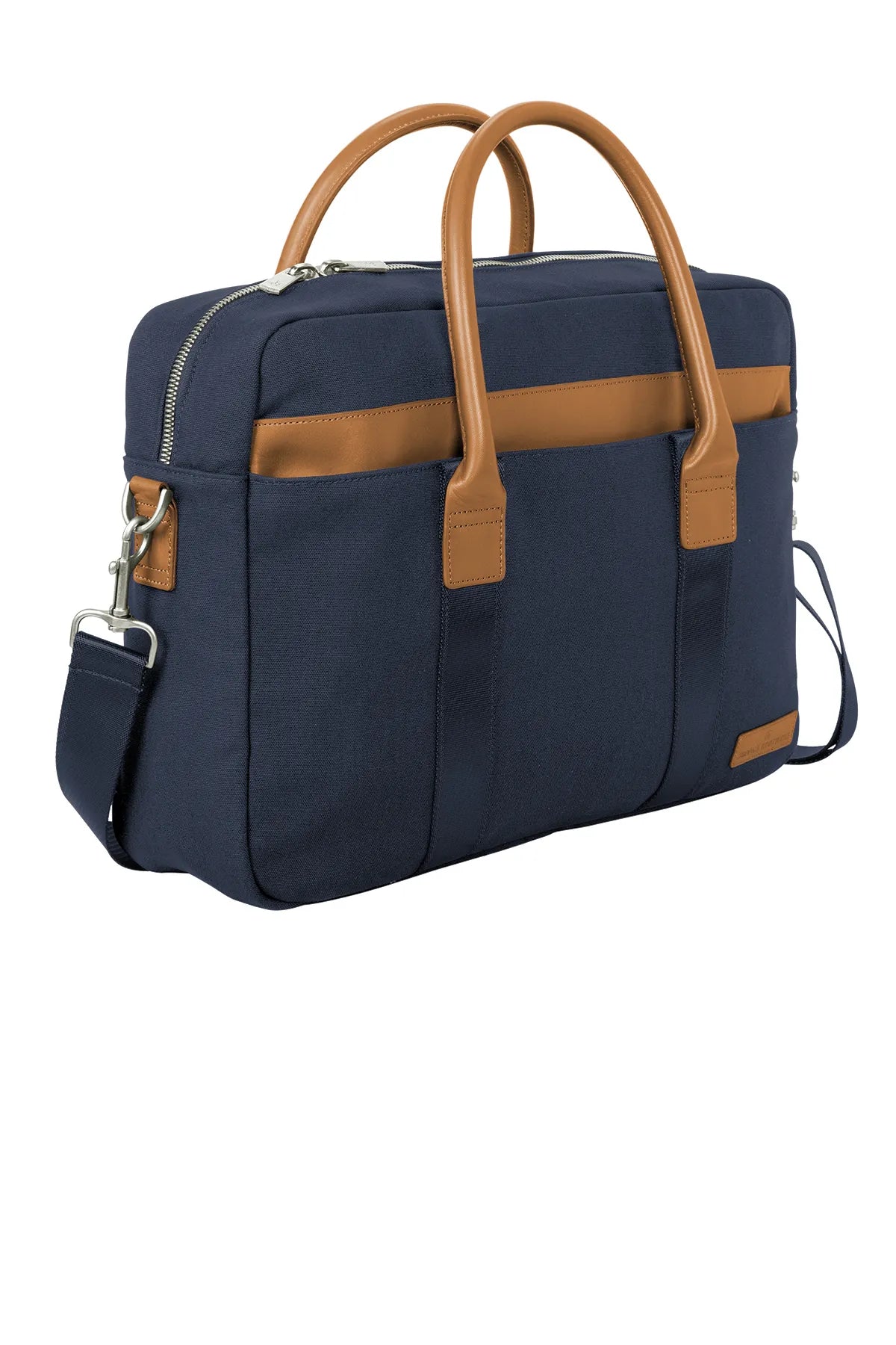 Brooks Brothers® Wells Briefcase BB18830 Navy Blazer_2