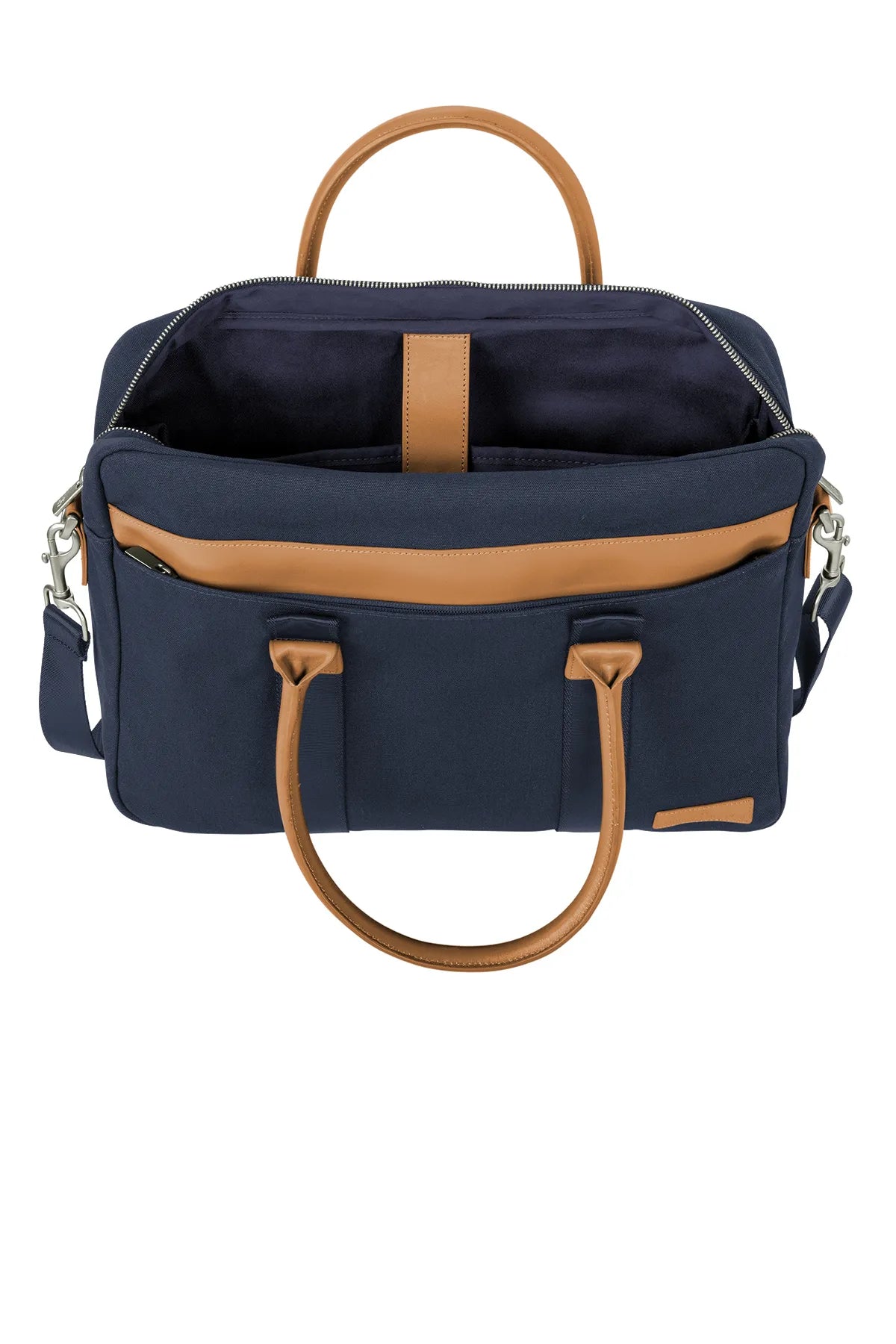 Brooks Brothers® Wells Briefcase BB18830 Navy Blazer_3