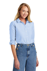 Brooks Brothers® Women's Casual Oxford Cloth Shirt BB18005 Newport Blue