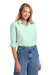 Brooks Brothers® Women's Casual Oxford Cloth Shirt BB18005 Soft Mint