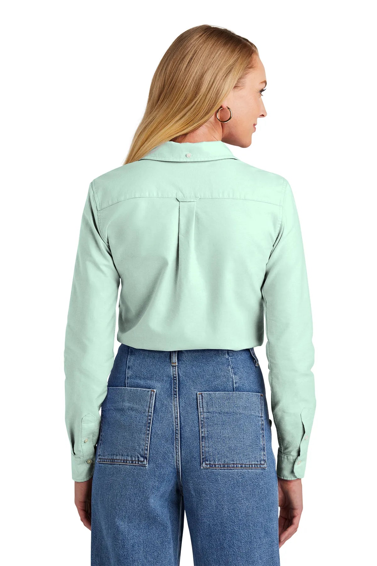 Brooks Brothers® Women's Casual Oxford Cloth Shirt BB18005 Soft Mint_1