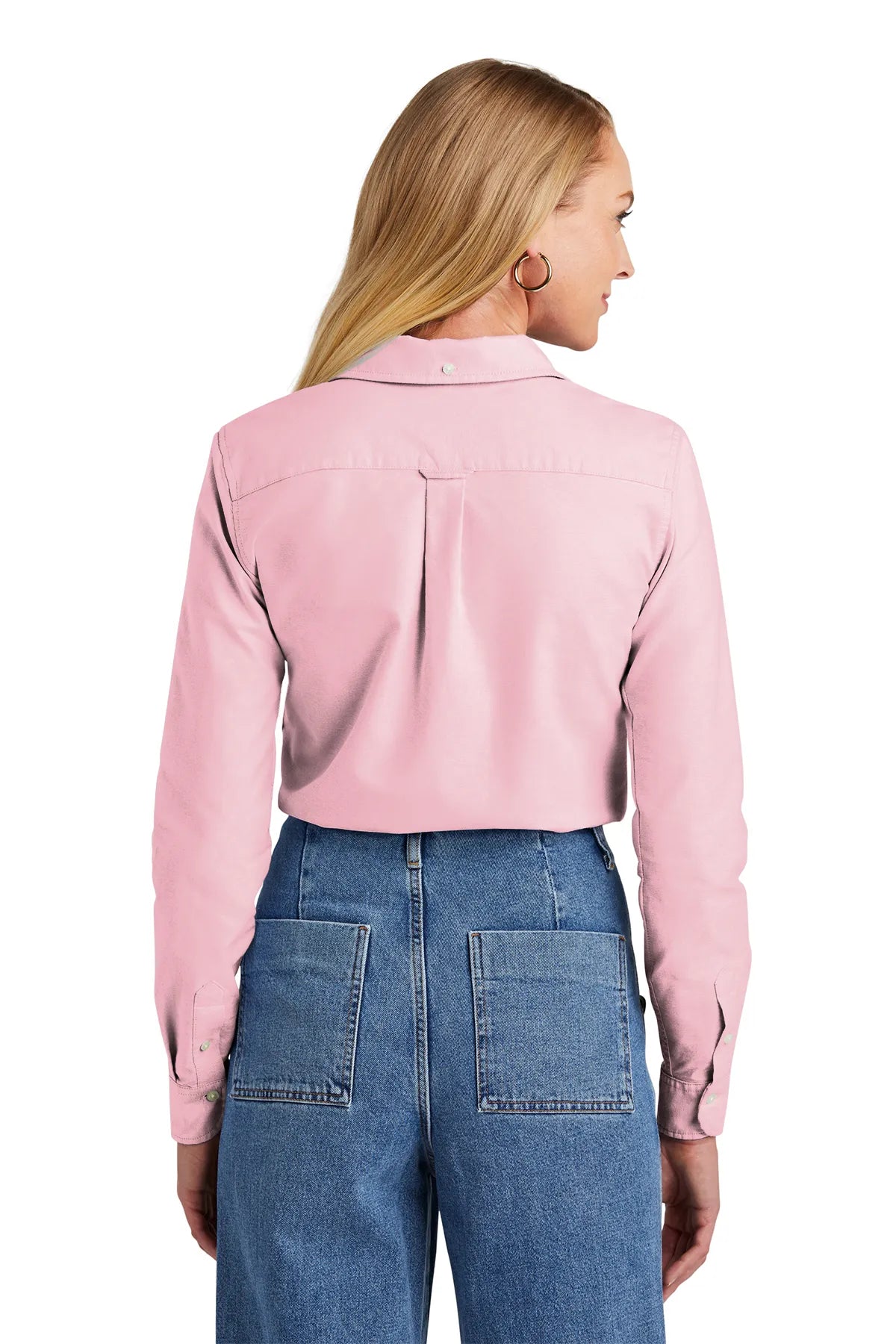 Brooks Brothers® Women's Casual Oxford Cloth Shirt BB18005 Soft Pink_1