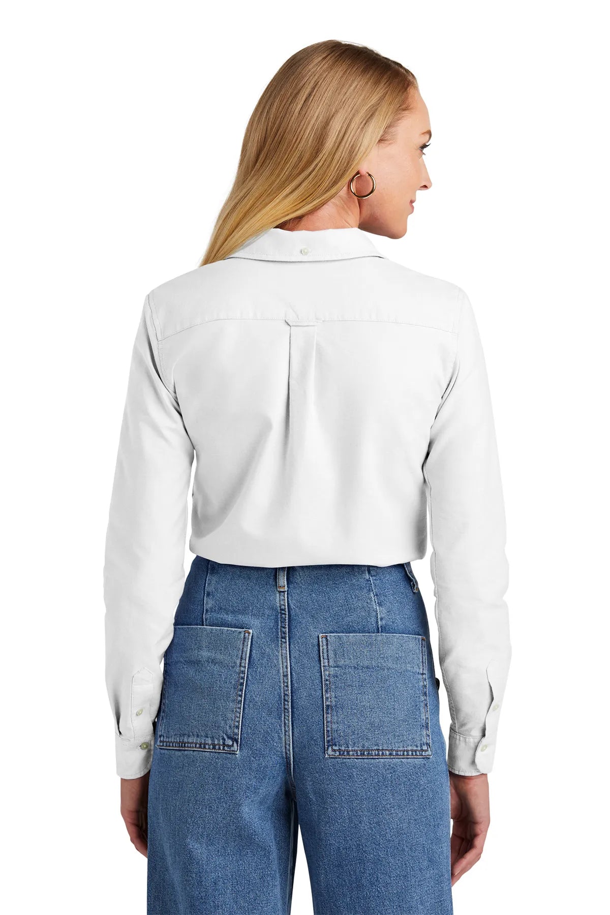 Brooks Brothers® Women's Casual Oxford Cloth Shirt BB18005 White_1