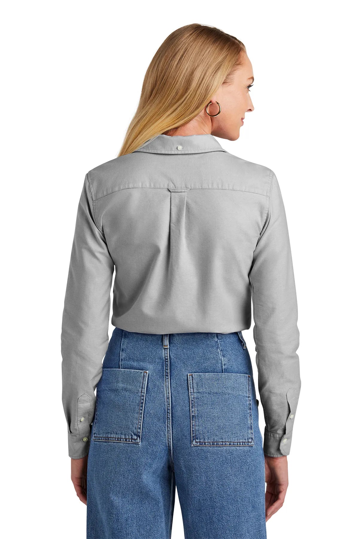 Brooks Brothers® Women's Casual Oxford Cloth Shirt BB18005 Windsor Grey_1