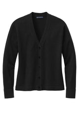 Brooks Brothers® Women's Cotton Stretch Cardigan Sweater BB18405 Deep Black_3