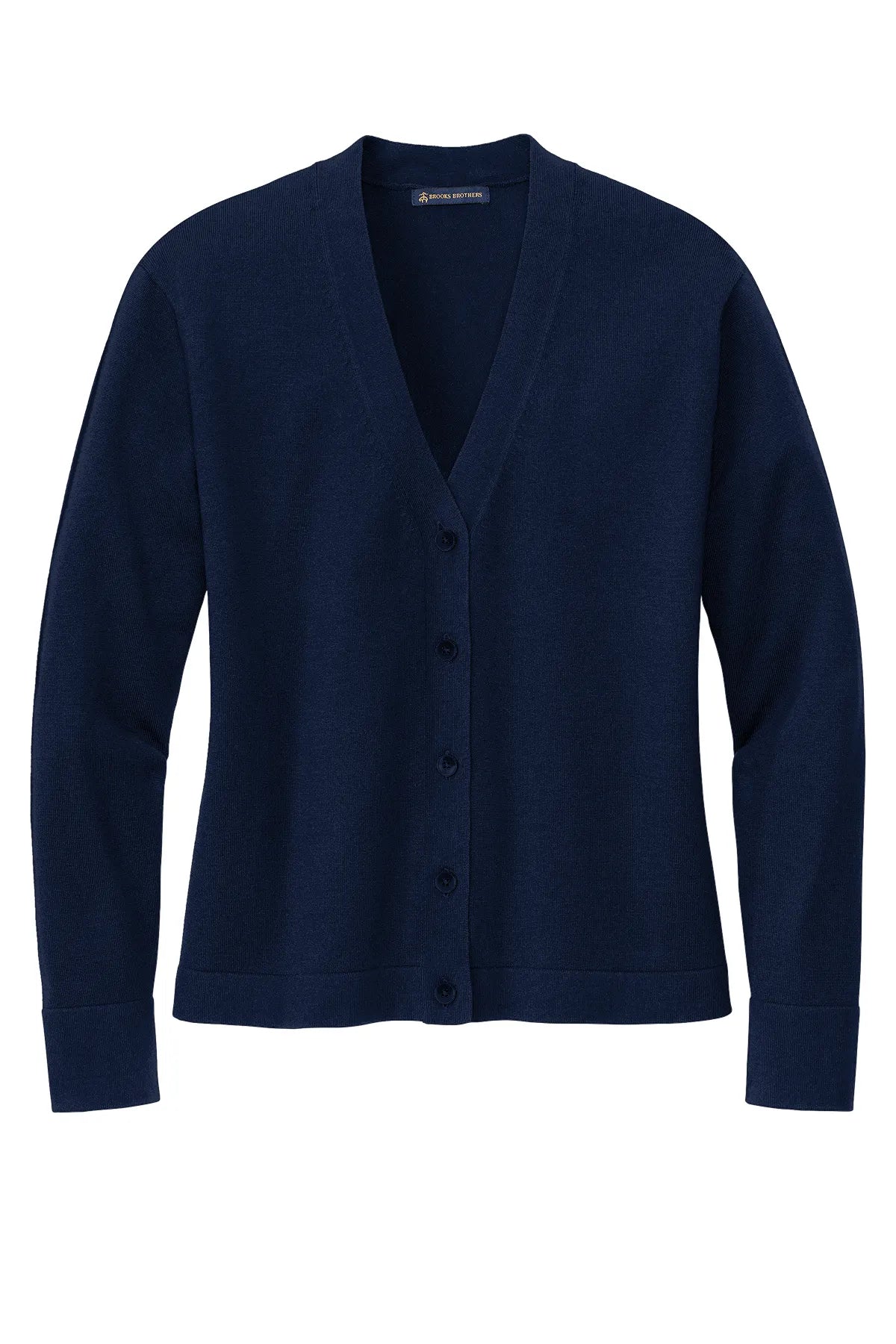 Brooks Brothers® Women's Cotton Stretch Cardigan Sweater BB18405 Navy Blazer_3