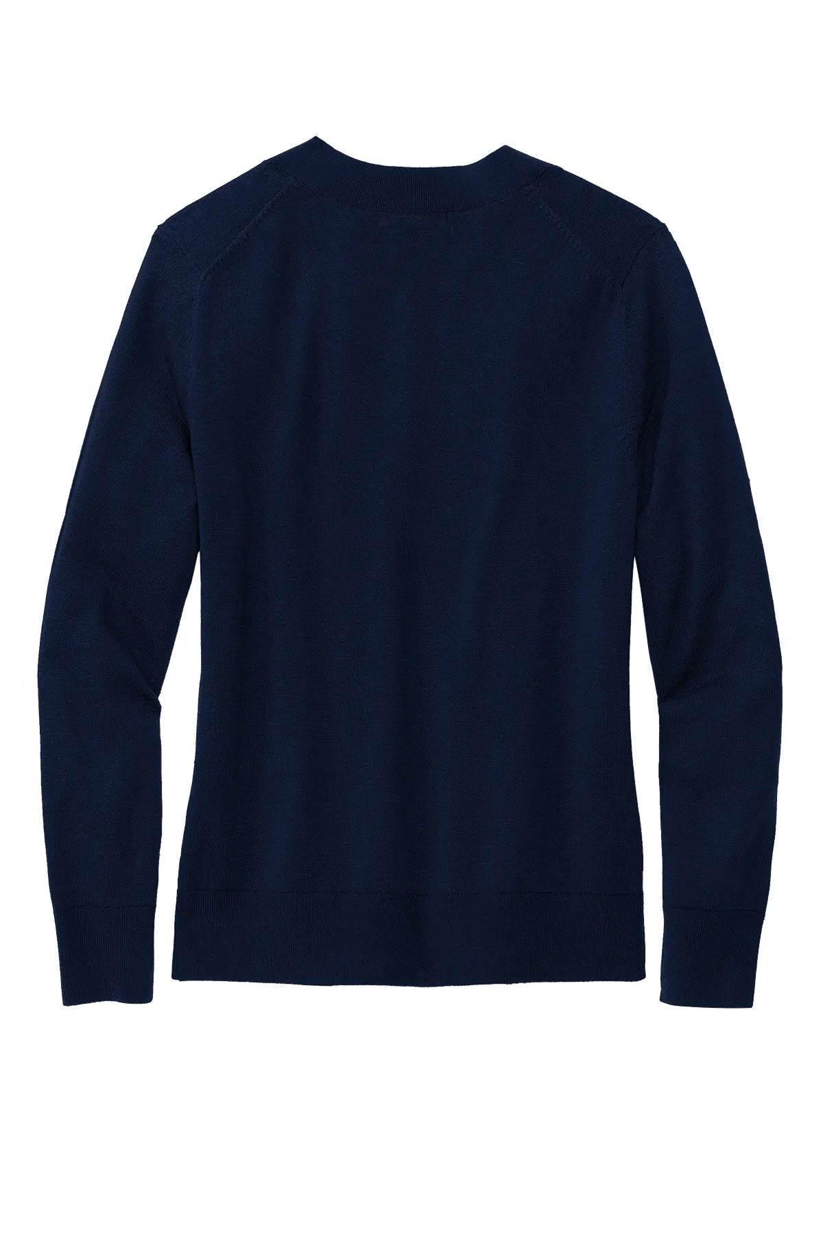 Brooks Brothers® Women's Cotton Stretch V-Neck Sweater BB18401 Navy Blazer_4